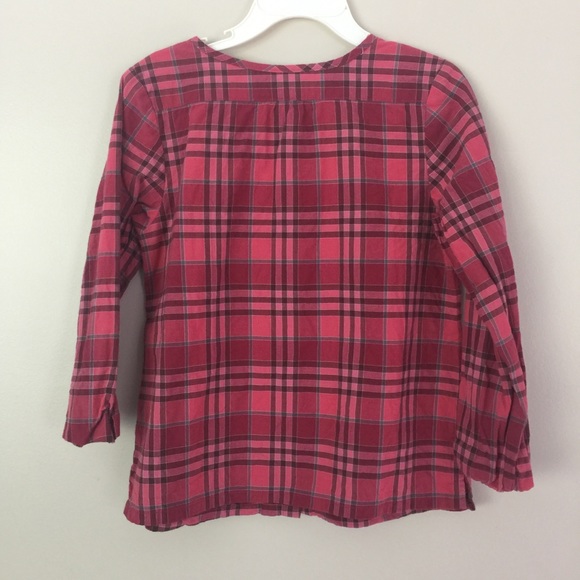 Burberry Red Button Down - Picture 3 of 6